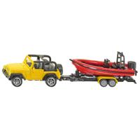 Siku Jeep met boot