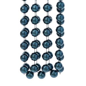 Kralenslinger - donkerblauw - XL - 270 cm - kunststof - kerstslinger