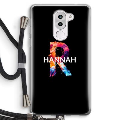 Abstract Spectrum: Honor 6X Transparant Hoesje met koord