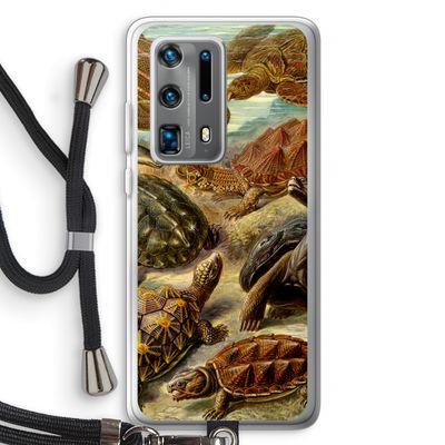 Haeckel Chelonia: Huawei P40 Pro Plus Transparant Hoesje met koord
