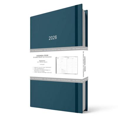 Thuiswerkagenda 2026 A5 Blauw