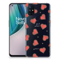 OnePlus Nord N10 5G | TPU bumper | Hearts