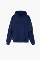 Dubbelmouwige sweatshirt - BLUE - XL