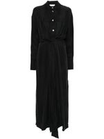 Rodebjer robe longue en sergé - Noir