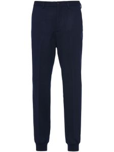 Prada pantalon de jogging en laine - Bleu