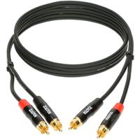 Klotz KT-CC090 MiniLink Pro stereo twin kabel RCA verguld 0.9m