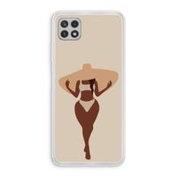 Let's get salty: Samsung Galaxy A22 4G Transparant Hoesje