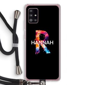 Abstract Spectrum: Samsung Galaxy A51 5G Transparant Hoesje met koord
