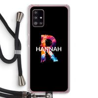 Abstract Spectrum: Samsung Galaxy A51 5G Transparant Hoesje met koord