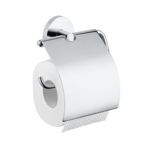 Hansgrohe Logis wc-rolhouder met klep chroom