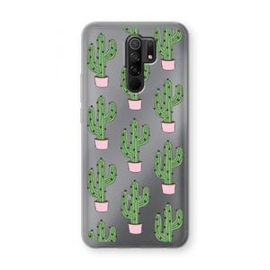 Cactus Lover: Xiaomi Redmi 9 Transparant Hoesje