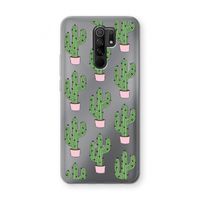 Cactus Lover: Xiaomi Redmi 9 Transparant Hoesje