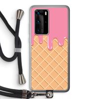 Ice cream: Huawei P40 Pro Transparant Hoesje met koord