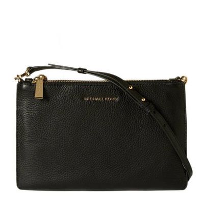 Michael Kors leren crossbody tas zwart Michael Kors leren crossbody tas zwart