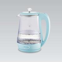 Maestro MR-052-BLUE Elektrische waterkoker van glas, blauw 1,7 L