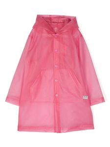 Nº21 Kids imperméable à logo imprimé - Rose