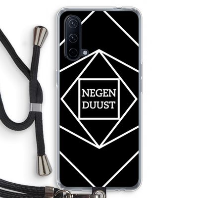 Negenduust geometrisch: OnePlus Nord CE 5G Transparant Hoesje met koord