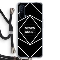 Negenduust geometrisch: OnePlus Nord CE 5G Transparant Hoesje met koord