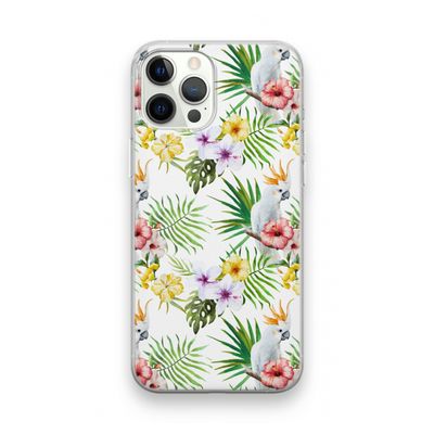 Gele kuif: iPhone 12 Pro Transparant Hoesje