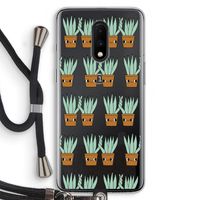 Sansevieria: OnePlus 7 Transparant Hoesje met koord