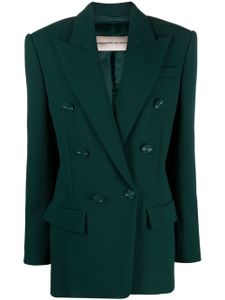 Alexandre Vauthier blazer en laine à boutonnière croisée - Vert