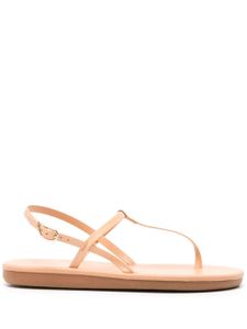 Ancient Greek Sandals sandales Lito en cuir - Orange