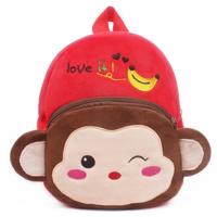 Kids cartoon rugzak kleuterschool kinderen schattig school tas baby meisjes schooltas (aap)