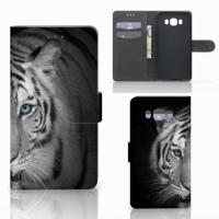 Samsung Galaxy J7 2016 | Telefoonhoesje | Met pasjeshouder | Tijger