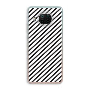Strepen zwart-wit: Xiaomi Mi 10T Lite 5G Transparant Hoesje