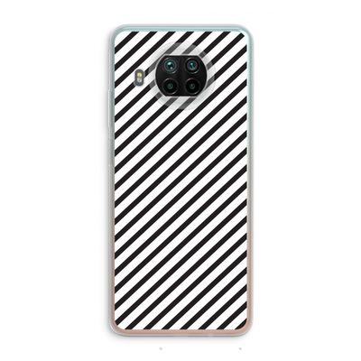 Strepen zwart-wit: Xiaomi Mi 10T Lite 5G Transparant Hoesje
