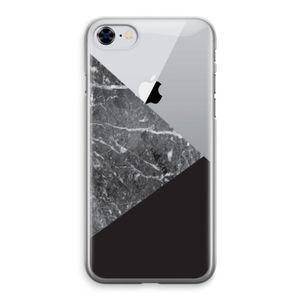 Combinatie marmer: iPhone 8 Transparant Hoesje