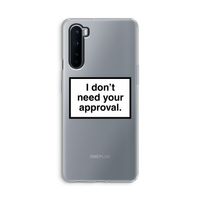 Don't need approval: OnePlus Nord Transparant Hoesje