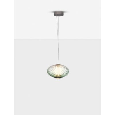 Lyora HanglampAora ovaal groen glas - 9191249