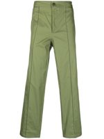 Costumein pantalon droit à plis marqués - Vert - thumbnail