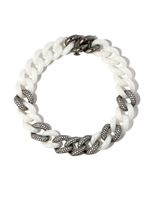 SHAY bracelet en or noir 18ct orné de diamants - Blanc - thumbnail