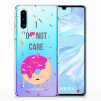 Huawei P30 | Siliconen Case | Donut Roze