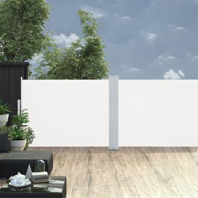Windscherm uittrekbaar 120x1000 cm crme