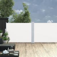 Windscherm uittrekbaar 120x1000 cm crme - thumbnail