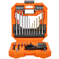 Enzo Wellcut wc-db56 bit boor- en gatenzaagset | 56-delig | in opbergkoffer - wc-db56