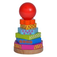 Eichhorn houten stapelspel 8dlg.
