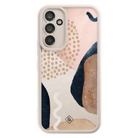 Samsung Galaxy A54 beige case - Abstract dots - thumbnail