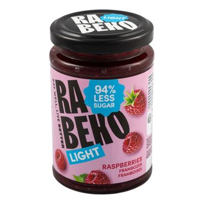Rabeko frambozen jam light 230 gram