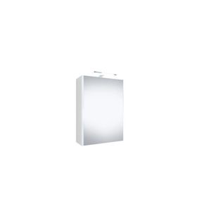 Best-Design "Happy" MDF Spiegelkast + Verlichting 50x60cm Wit