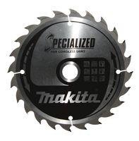 Makita Accessoires Cirkelzaagblad Hout | Specialized 165x20x1,5 24T 20g - B-32904 - B-32904 - thumbnail