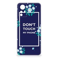 Xiaomi Redmi Note 12S Silicone-hoesje Flowers Blue DTMP