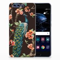 Huawei P10 Plus | TPU Hoesje | Pauw met Bloemen