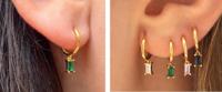 Jewels Oorbel met steen koele tonen Jewels Oorbel met steen koele tonen