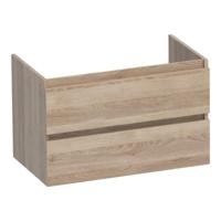 Brauer Joy - Onderkast - 80 cm - met 2 Softclose Lades Greeploos en 1 Sifon Uitsparing - Sunlit