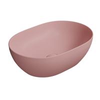 Keramische Opbouw Waskom Sapho Pura 50x35 Mat Roze