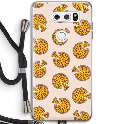 You Had Me At Pizza: LG V30 Transparant Hoesje met koord